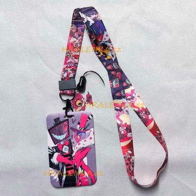 Šňůrka na krk s cedulkou Hotel Hazbin – Zboží Dáma