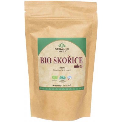 Organic India Skořice mletá Cejlonská BIO 100 g – Zboží Mobilmania