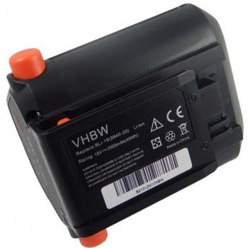 VHBW Gardena 9840-20/ BLi-18, 18 V, 2.5 Ah - neoriginální