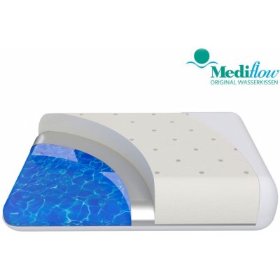 Mediflow Vodní polštář s paměťovou pěnou 50x70