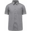 Pánská Košile Eso pánská košile s dlouhým rukávem městská šedá