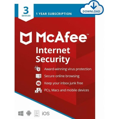 McAfee Internet Security 1 lic. 1 rok (MCA-IS202011) – Zboží Živě