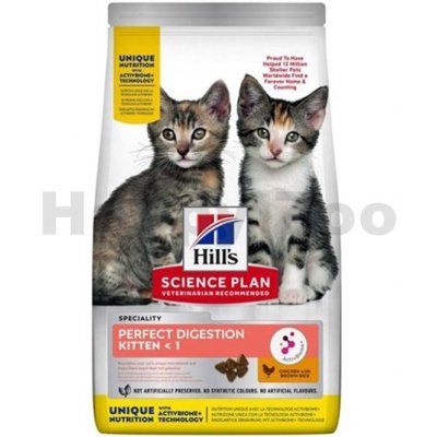 Hill's Science Plan Feline Kitten Perfect Digestion Chicken 0,3 kg – Zboží Mobilmania