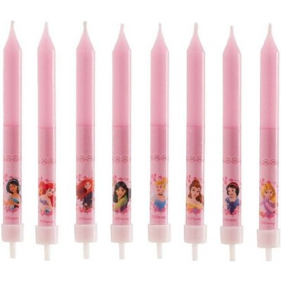 Dekora Dortové svíčky 9cm princezny z pohádek – Zbozi.Blesk.cz