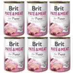 Brit Paté & Meat Puppy Chicken & Turkey 6 x 400 g – Hledejceny.cz