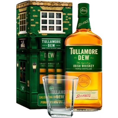Tullamore Dew 40% 0,7 l (dárkové balení s 1 sklenice) – Sleviste.cz