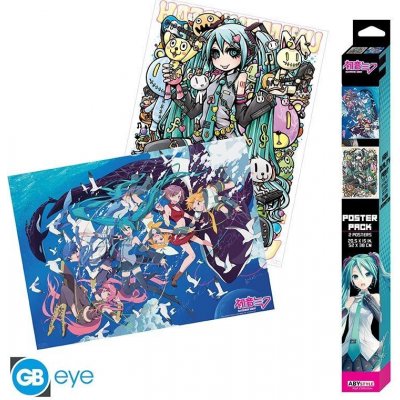 ABYstyle Plakát Vocaloid - Hatsune Miku set (2 plakáty) – Zboží Mobilmania