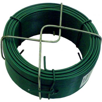 Drát vázací poplastovaný, Zn+PVC RAL6005, zelený, balení 50 m