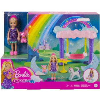 Barbie Chelsea s houpacím koníkem herní set