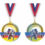 Akrylátová medaile Řecko-římský zápas Zlatá – Zboží Mobilmania