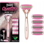 Wilkinson Sword Quattro for Women Rose Gold + 1 ks hlavice – Zbozi.Blesk.cz