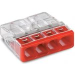 Wago MINI 4 x 2,5 mm2 - průhledná 3727 – HobbyKompas.cz