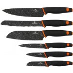 Berlingerhaus Sada nožů s mramorovým povrchem Granit Diamond Line 6 ks – Zboží Dáma