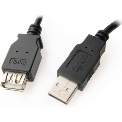 Equip 128851 USB 2.0 prodlužovací kabel AM-AF 3m, černý – Zboží Mobilmania