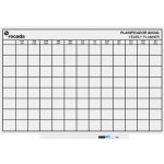 ROCADA Skin Planner 6420YP roční plánovací kalendář (EN), 115 x 75 cm lakovaná, bílá – Zboží Živě