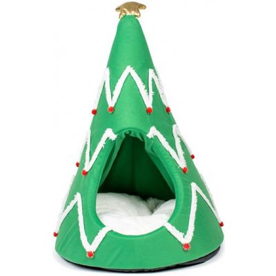 Duvo+ Stan Vianočný domček pre mačky 43 x 43 x 70 cm – Zbozi.Blesk.cz