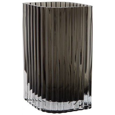 Skleněná váza Folium Black 25 cm AYTM – Hledejceny.cz