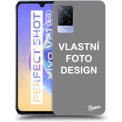 Pouzdro Picasee silikonové Vivo V21 5G - Vlastní design/motiv čiré – Zboží Mobilmania