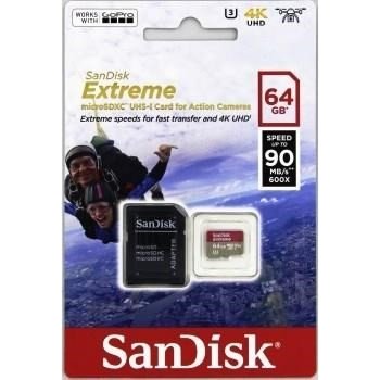 SanDisk microSDXC 64 GB UHS-I U3 SDSQXAF-064G-GN6AA