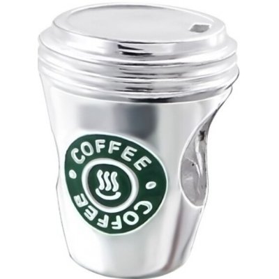 Majya MAY STORY stříbrný korálek COFFEE 11926 – Zboží Dáma