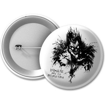 Death Note placka Humans Are So Interesting 50 mm – Hledejceny.cz