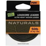 Fox olověná šňůra naturals leadcore - 50lb 25m – Zboží Dáma