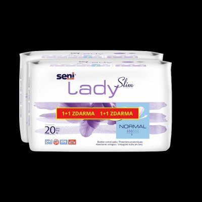 Seni Lady Slim Normal 1+1 2 x 20 ks – Hledejceny.cz