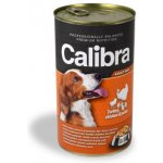 Calibra Dog konz.-krůta & kuřecí & těstoviny v želé 1,24 kg
