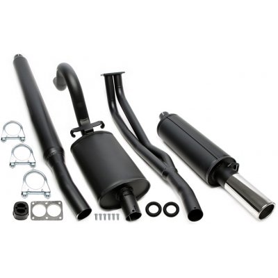 TA Technix sportovní výfuk Opel Ascona B 75 - 81, 1x 80 mm rovná nerezová koncovka s pertlem – Hledejceny.cz