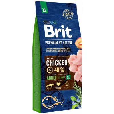 Brit Premium by Nature Adult Extra Large Breed Chicken 15 kg – Sleviste.cz