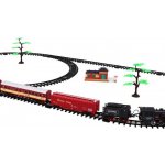 Majlo Toys Vláčkodráha na baterie s kouřovými a světelnými efekty Rail King – Zboží Mobilmania