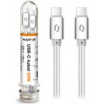 Aligator DAKT011 TUBA 65W USB-C/USB-C 1m bílý – Zboží Mobilmania