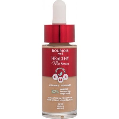 Bourjois Paris Healthy Mix Clean & Vegan Serum Foundation rozjasňující tekutý make-up 51.2W Golden Vanilla 30 ml – Zboží Dáma