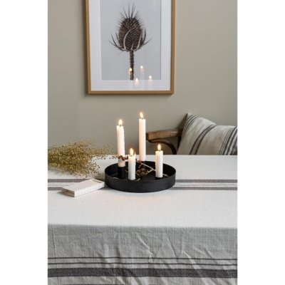 STORE FACTORY Adventní svícen SUND kulatý s magnetickým držáky na svíčky 2,1 cm černý – Hledejceny.cz