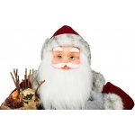 Dekorácia MagicHome Santa s lampášom, červený, 46 cm – Hledejceny.cz