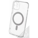 Pouzdro 1Mcz MagSilicone Skinny TPU ochranné s MagSafe Apple iPhone 12 průhledné – Hledejceny.cz