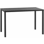 Nardi Cube 120 x 70 cm antracitově šedý plastový zahradní stůl – Hledejceny.cz