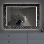 Artalo LED zrcadlo s dekorem D10 50 x 50 cm – Hledejceny.cz