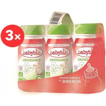 BabyBio Lait Croissance Liquide 3 Bio 6x1L