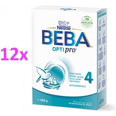 BEBA OPTIPRO 4 12 x 500 g – Zboží Mobilmania