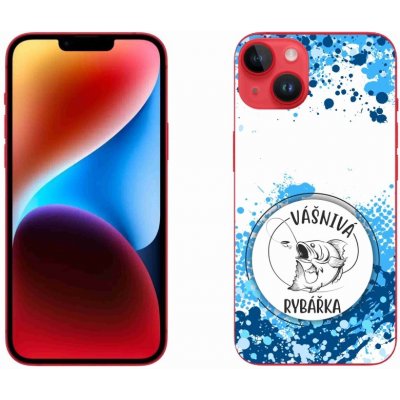 mmCase na iPhone 14 Plus - vášnivá rybářka bílé pozadí – Zboží Mobilmania