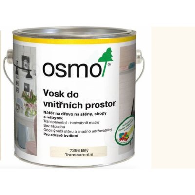 Osmo 7394 Vosk do vnitřních prostor 0,75 l Bílý krycí – Hledejceny.cz