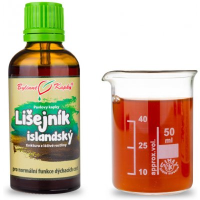 Bylinné kapky Lišejník islandský tinktura 50 ml – Hledejceny.cz
