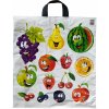Dárkové tašky Press Igelitová taška 44 x 50 cm Veselé ovoce 1 kus