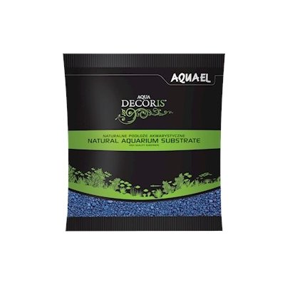 Aquael písek Aqua Decoris 2-3 mm 1 kg modrý – Zboží Mobilmania