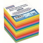 Donau Poznámkový papír, lepený, mix neonových barev 90 x 90 mm – Sleviste.cz