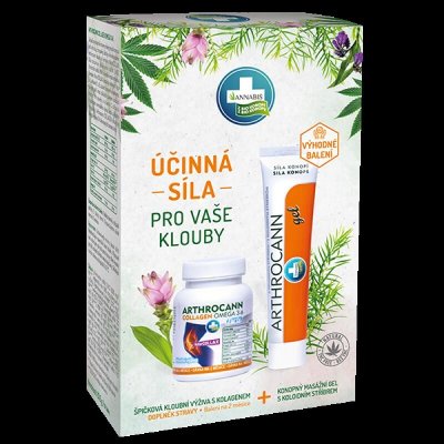 Annabis Arthrocann gel 75 ml + Arthrocan Collagen 60 tablet dárková sada – Zboží Mobilmania