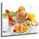 Obraz 1D - 100 x 70 cm - Healthy breakfast on the table Zdravá snídaně na stole – Hledejceny.cz