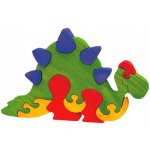 Fauna Stegosaurus vkládací puzzle z masivu – Sleviste.cz