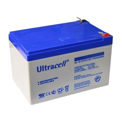 Ultracell UL12-12 F2 12V - 12Ah VRLA-AGM – Hledejceny.cz